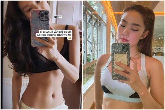 Tất bật cuối năm, Minh Hằng vẫn tự tin show body 0% mỡ thừa