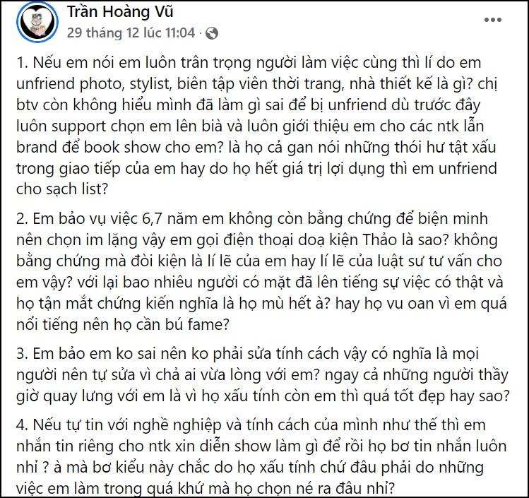 Hoàng Thùy phủ nhận bị NTK bơ, Milor Trần sẵn sàng đối chất-2