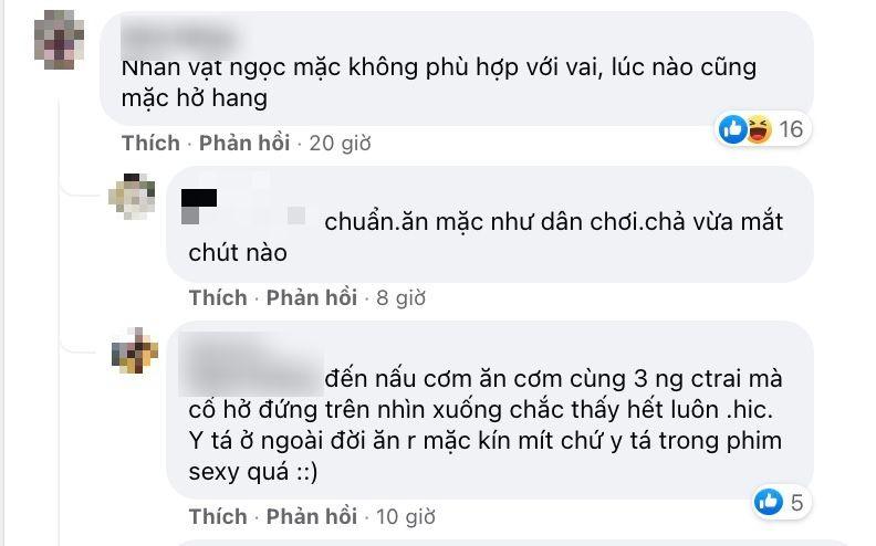 Cô y tá Phố Trong Làng gây tranh cãi vì mặc áo thiếu vải-2