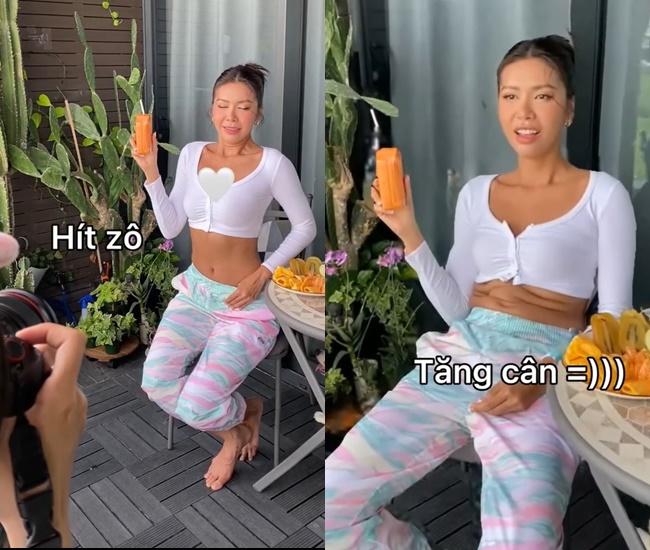 Minh Tú lộ rõ bụng to thật giữa tin đồn có thai với tình Tây-4