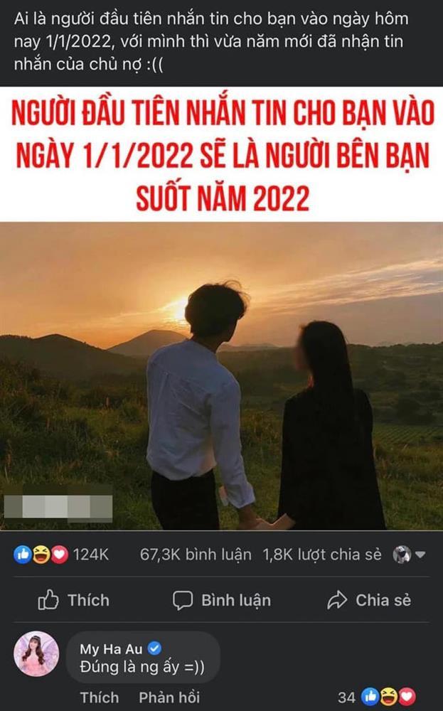 Âu Hà My lộ chuyện có người ấy nhắn tin ngay đầu năm-1