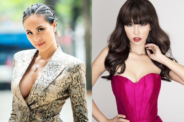 Những lần chân dài Phương Mai vỗ mặt đồng nghiệp-6