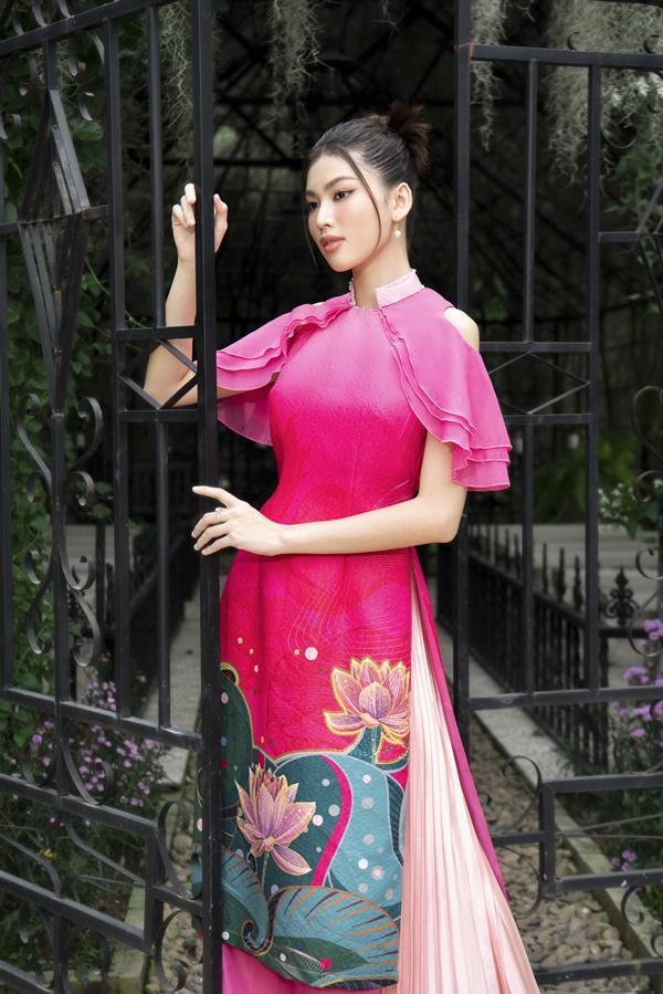 Chọn áo dài sắc màu nào để đón Tết thêm may mắn?-8