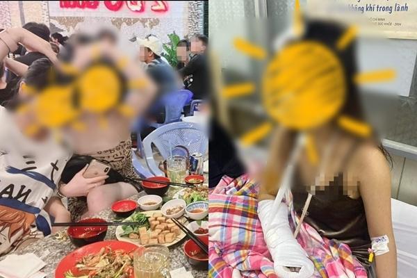 Clip: Nhóm người cầm mã tấu chém 1 thanh niên gục giữa đường-1