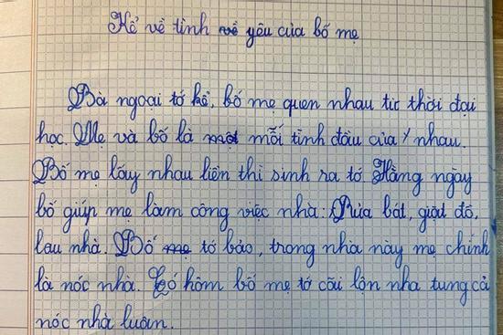 Cô nhóc kể chuyện yêu của bố mẹ, câu chốt phụ huynh đỏ mặt