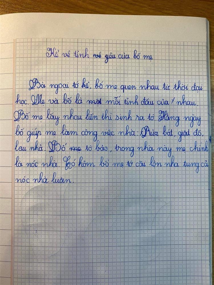 Cô nhóc kể chuyện yêu của bố mẹ, câu chốt phụ huynh đỏ mặt-1
