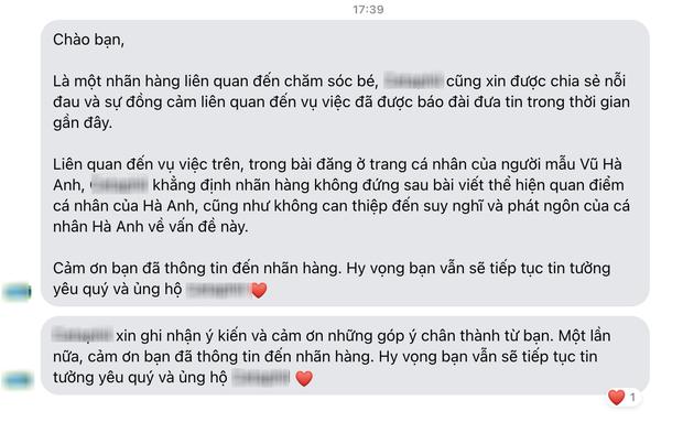 Nhãn hàng nói về vụ Hà Anh PR máu lạnh liên quan bé gái 8 tuổi?-2