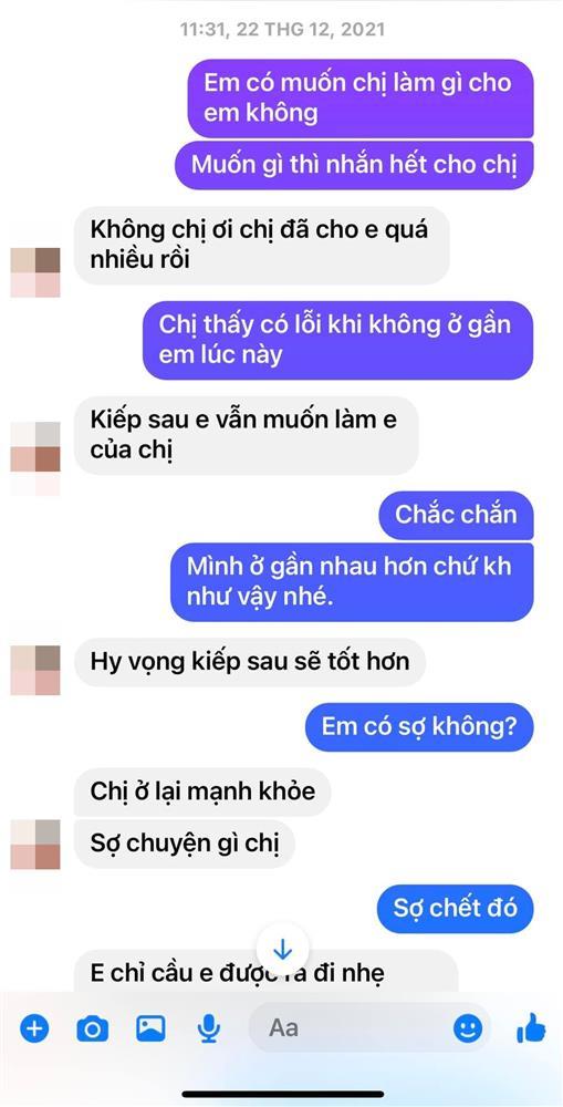 Xót xa tin nhắn cuối của Thu Hoài và em gái vừa qua đời-6