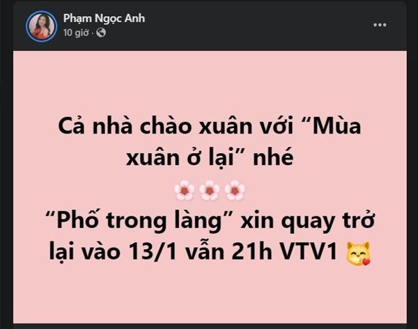 Các diễn viên nói gì khi Phố Trong Làng hoãn phát sóng?-5