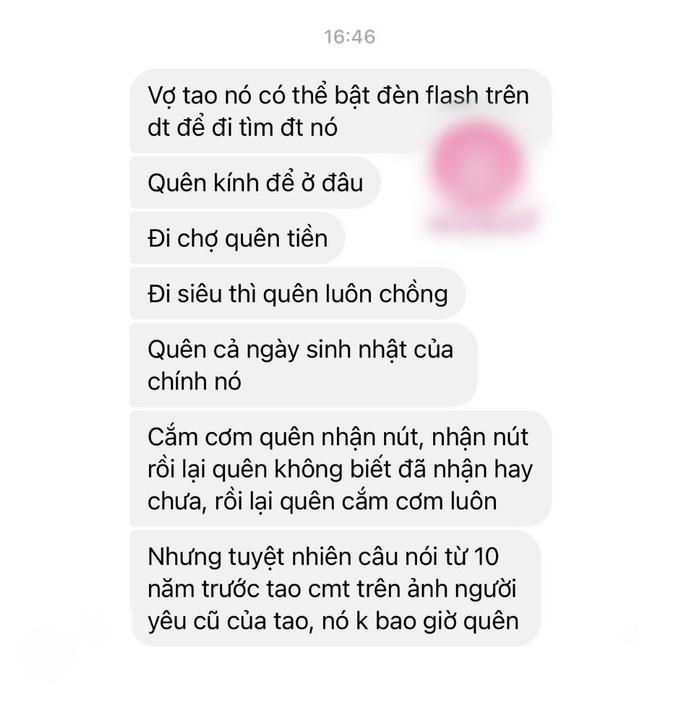 Vợ đãng trí quên mọi thứ, riêng câu nói 10 năm trước thì KHÔNG-1