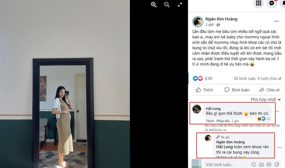 Salim công khai ảnh bụng bầu vượt mặt cỡ 4-5 tháng-2