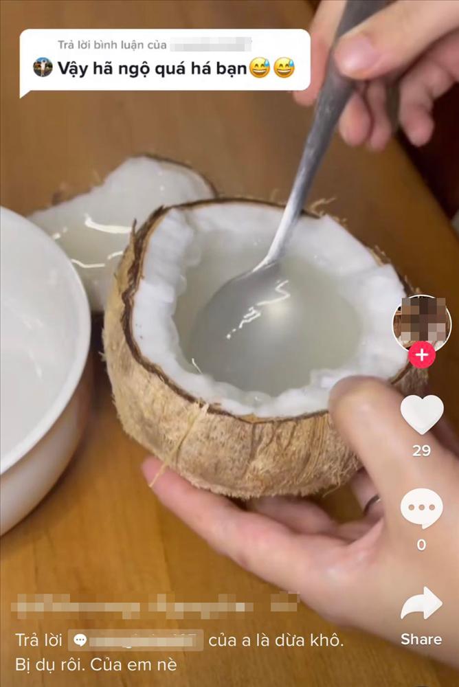 Mua dừa sáp review trên mạng, nhận về thành phẩm gớt nước mắt-2