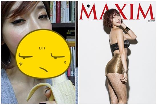 Sao Hàn 'ăn chuối' phản cảm: Sự nghiệp y hệt sao khiêu dâm