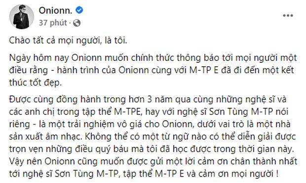 Onionn bị Sơn Tùng tiễn vì bênh Thiều Bảo Trâm, mất lòng Hải Tú?-3