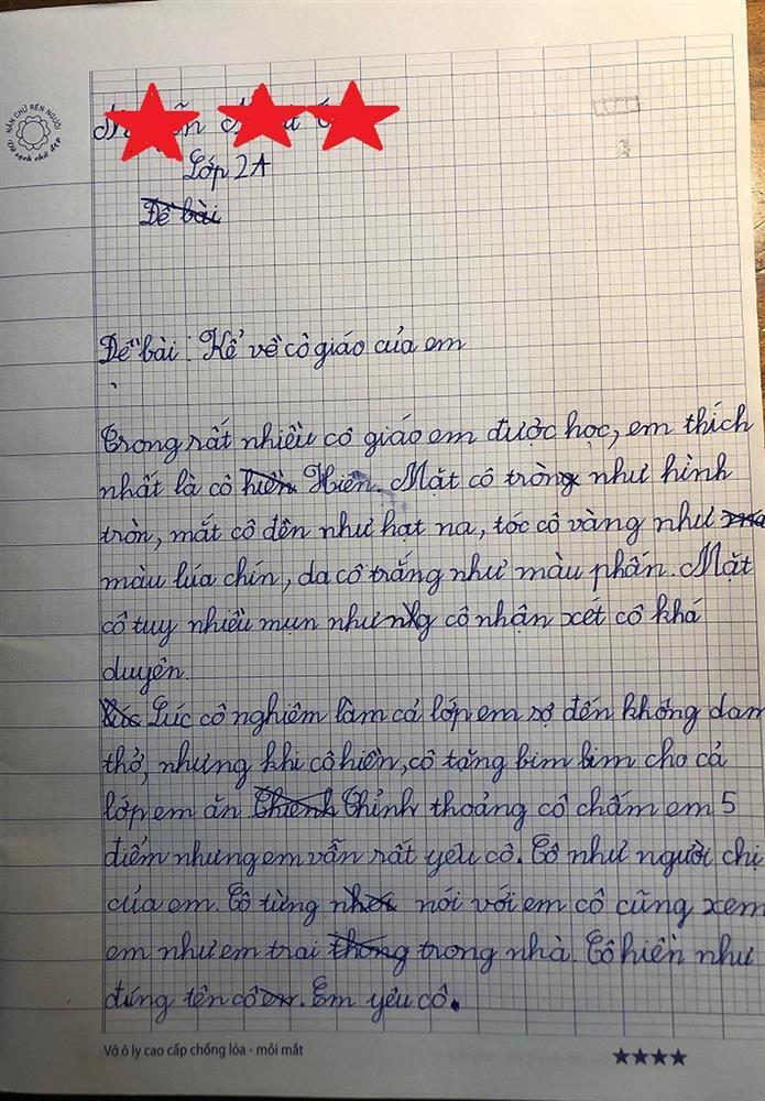 Cậu nhóc tả cô giáo như bóc phốt, đọc xong chắc xơi trứng ngỗng-1