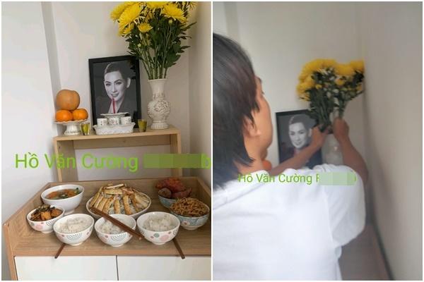 Mẹ Hồ Văn Cường một mình tới cúng 100 ngày Phi Nhung?-8