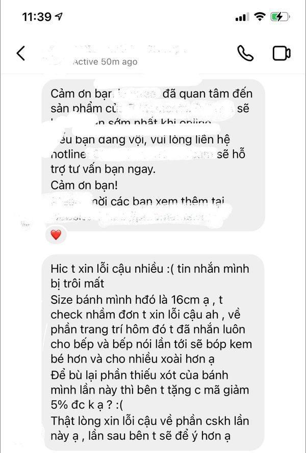 Hí hửng đặt bánh trên mạng, cô gái ngã ngửa khi nhận về cú lừa-3