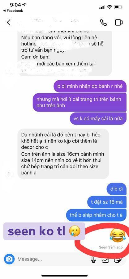 Hí hửng đặt bánh trên mạng, cô gái ngã ngửa khi nhận về cú lừa-2