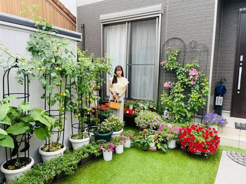 Mảnh vườn gì cũng có của mẹ Nhật, nhìn là thích đến ngẩn ngơ-1