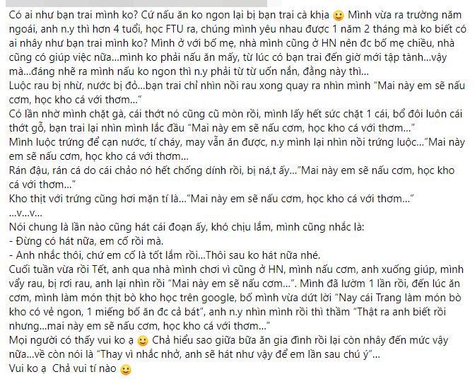 Bạn gái nấu ăn vụng, người yêu 5 lần 7 lượt nhây tức nổ đom đóm-1