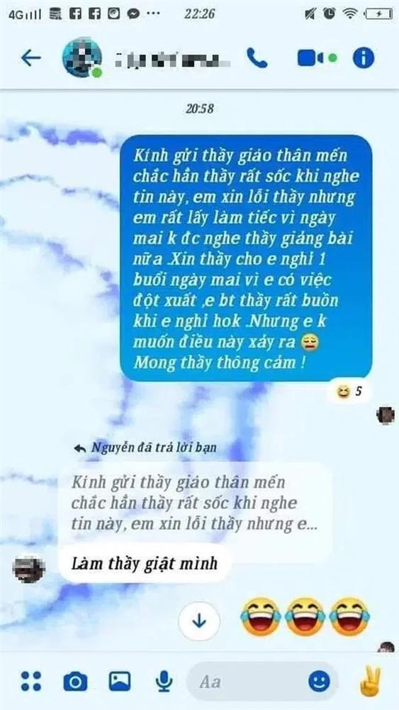 Nam sinh xin nghỉ học với lý do cả lớp méo mặt: Lại mất tiền rồi-7