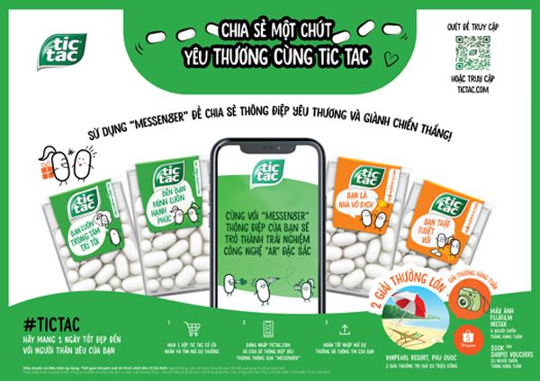 Kẹo Tic Tac khởi động chiến dịch lan toả yêu thương, nhận voucher nghỉ dưỡng-1