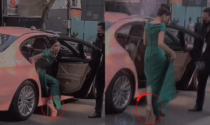 Hack chiều cao 1m80, Hòa Minzy cũng chỉ tới nách 2 mỹ nhân-2