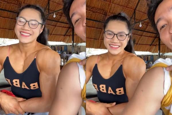 Cô gái Đồng Nai gây sốt gương mặt baby thân hình lực sĩ-5