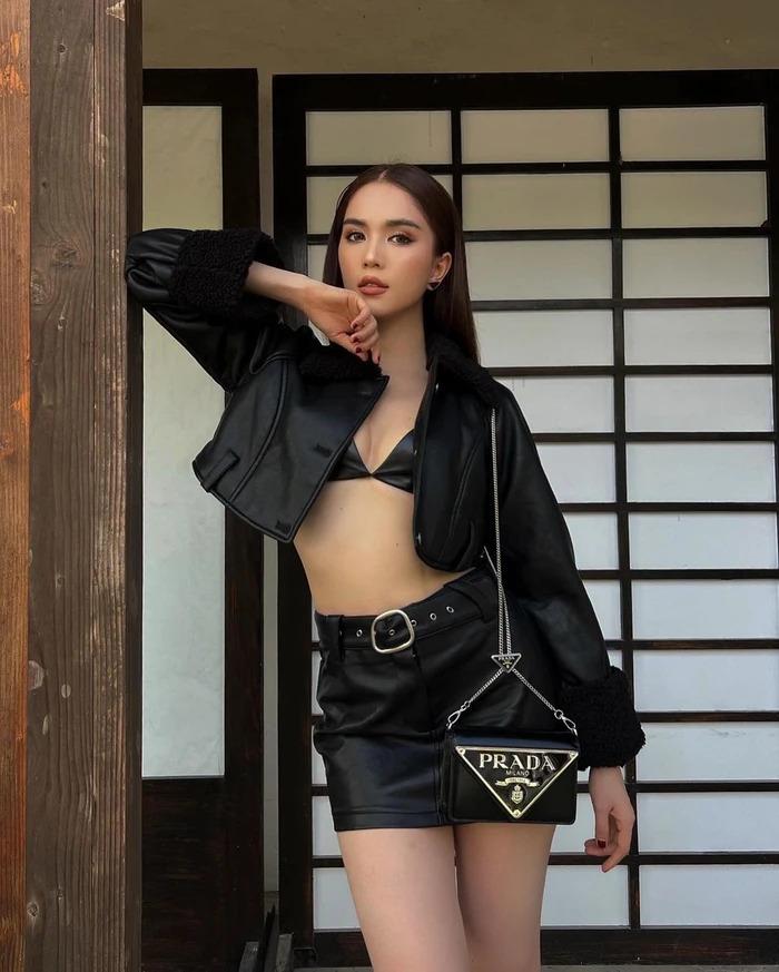 Không còn trắng tinh, Ngọc Trinh giờ da nâu nóng bỏng-7