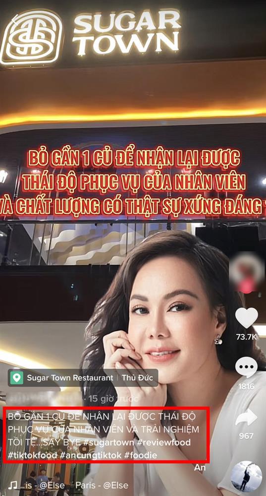 TikToker tố tiệm của Việt Hương phục vụ tệ, bán đắt mà ăn dở-3