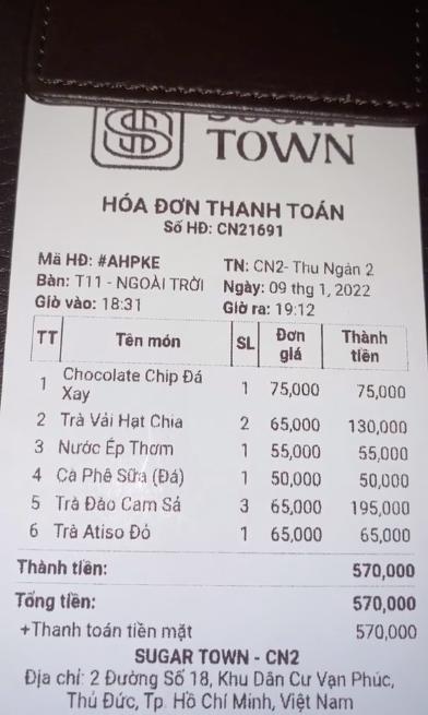 TikToker tố tiệm của Việt Hương phục vụ tệ, bán đắt mà ăn dở-10