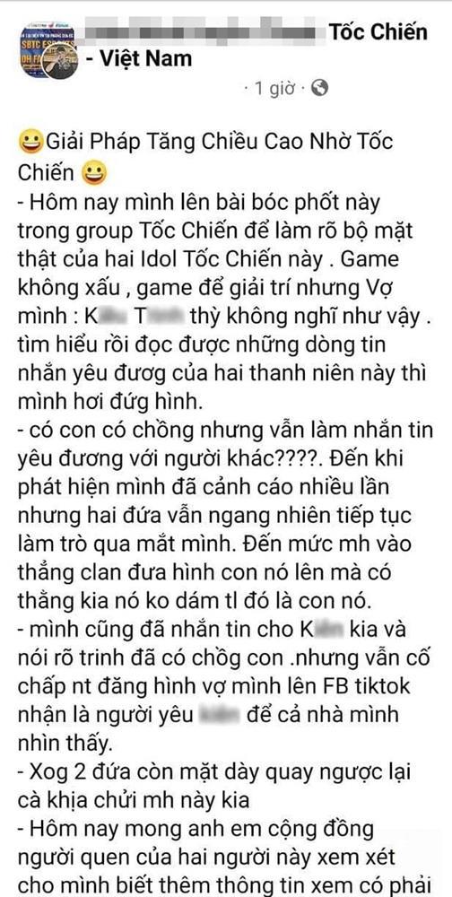 Một game thủ bị chồng phốt ngoại tình, nhắn tin mùi mẫn phi công trẻ-1