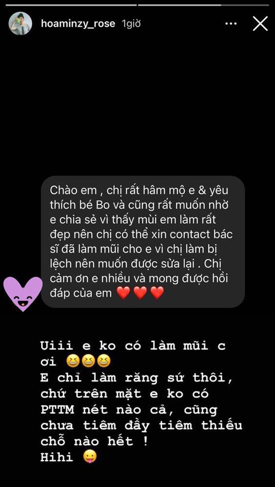 Rộ tin Hoà Minzy dao kéo 1 điểm trên gương mặt, chính chủ phản ứng thế nào?-4