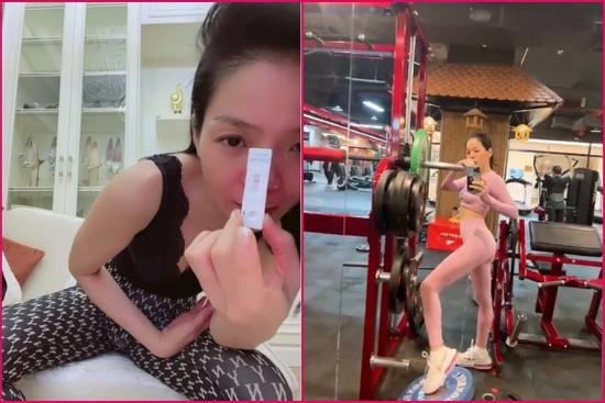 Lệ Quyên gây lú với màn đi tập mà không mặc đồ?