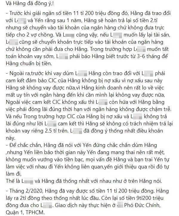 HOT: Trà Ngọc Hằng tố Oanh Yến vu khống quỵt tiền, chơi ngải-6