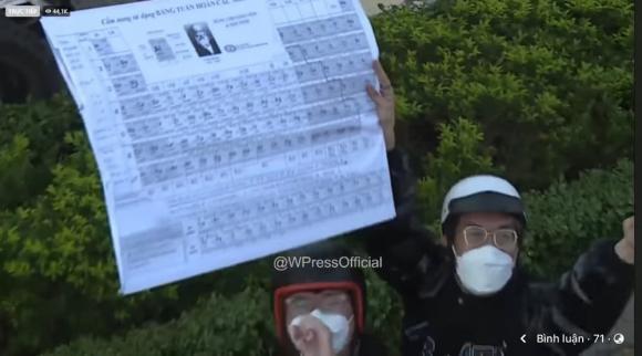 Fan Thùy Tiên mang hẳn đề Hóa học đi diễu hành cho hoa hậu giải-4