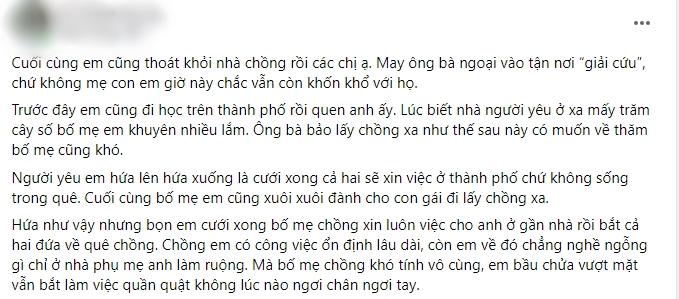 Con gái làm dâu khổ, bố mẹ lái ô tô 500km đón về ăn mừng thoát nạn-1