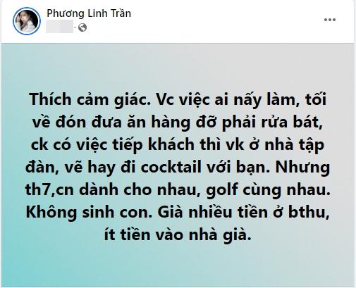 Phương Linh bị gắn mác ích kỷ vì không thích sinh con-2
