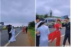 Vì sao các cô dâu Việt thường đổi hoa cưới cho nhau giữa đường?