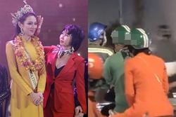 Mẹ đẻ hoa hậu Thùy Tiên bắt xe ôm về giữa sự kiện của con
