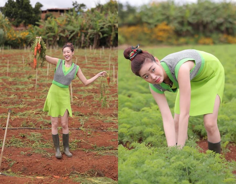 Hoa hậu Khánh Vân khoe: "Xung quanh nhà là cà rốt".