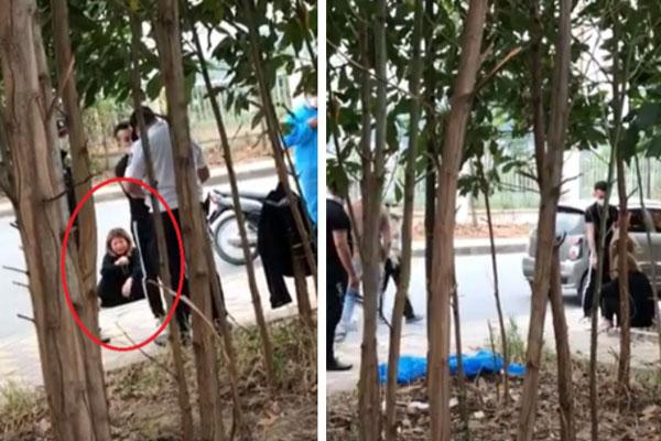 Chồng đánh vợ giữa đường, van xin người can: Để em dạy vợ em-1