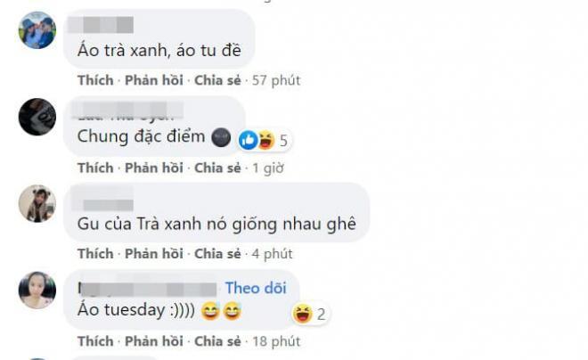 Quỳnh Thư - Hải Tú đụng hàng, dân mạng mỉa mai áo trà xanh-6