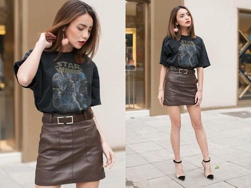 Mix đồ với chân váy da từ thanh lịch đến cool ngầu-3