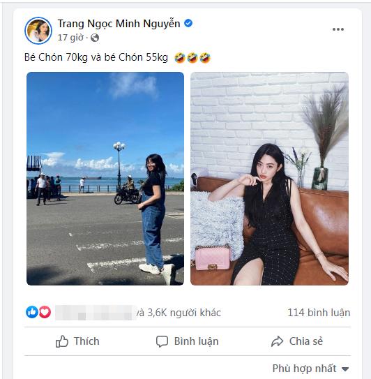 Từng 70kg, Lương Minh Trang giảm 15kg sau khi ly hôn Vinh Râu-1