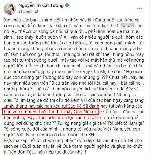 Cát Tường ngơ ngác khi bị chất vấn thầy ông nội-2