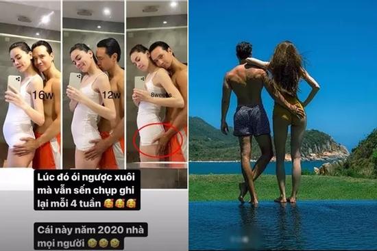 Hà Hồ khoe ảnh bầu bí, 'bàn tay hư' Kim Lý được chú ý hơn cả