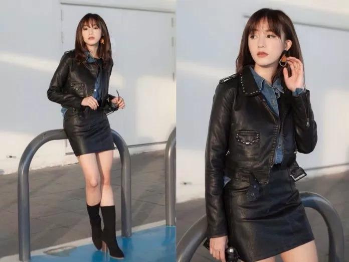 Quẩy chân váy da như Diệp Lâm Anh để giật sạch spotlight Tết này-7