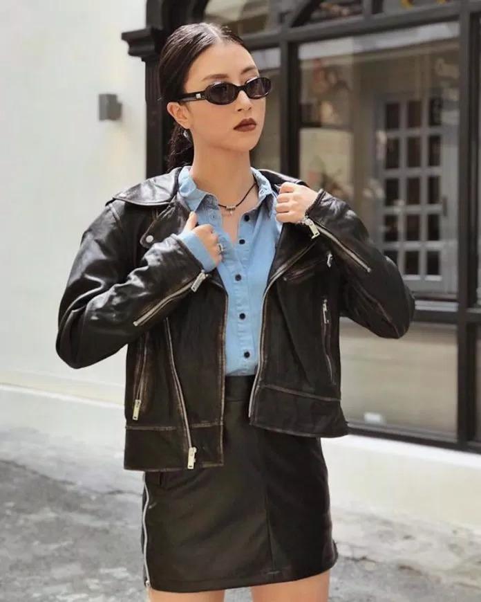 Quẩy chân váy da như Diệp Lâm Anh để giật sạch spotlight Tết này-5