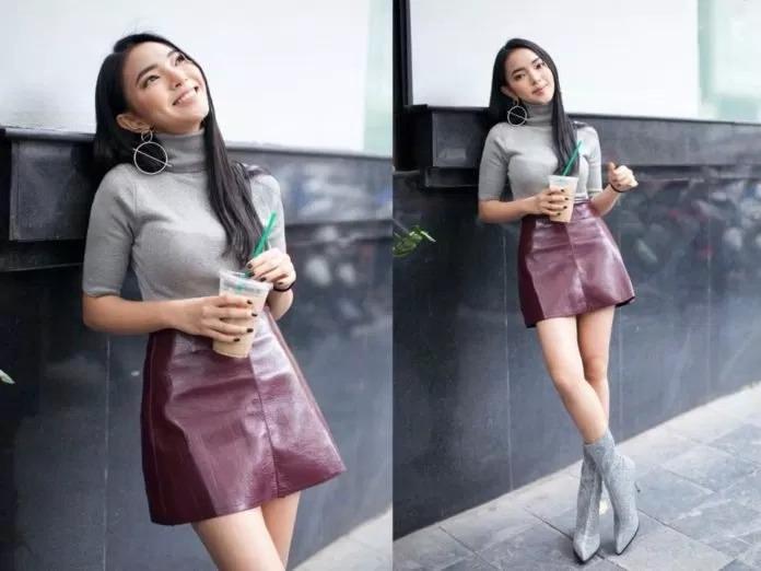 Quẩy chân váy da như Diệp Lâm Anh để giật sạch spotlight Tết này-4